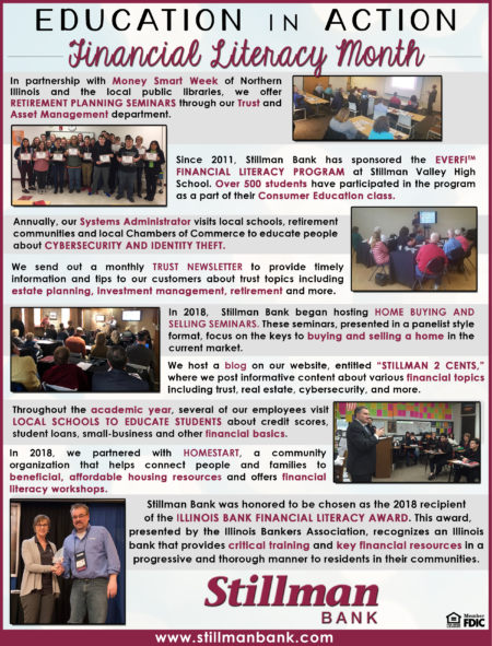 Education in Action newsletter | Financial Literacy Month