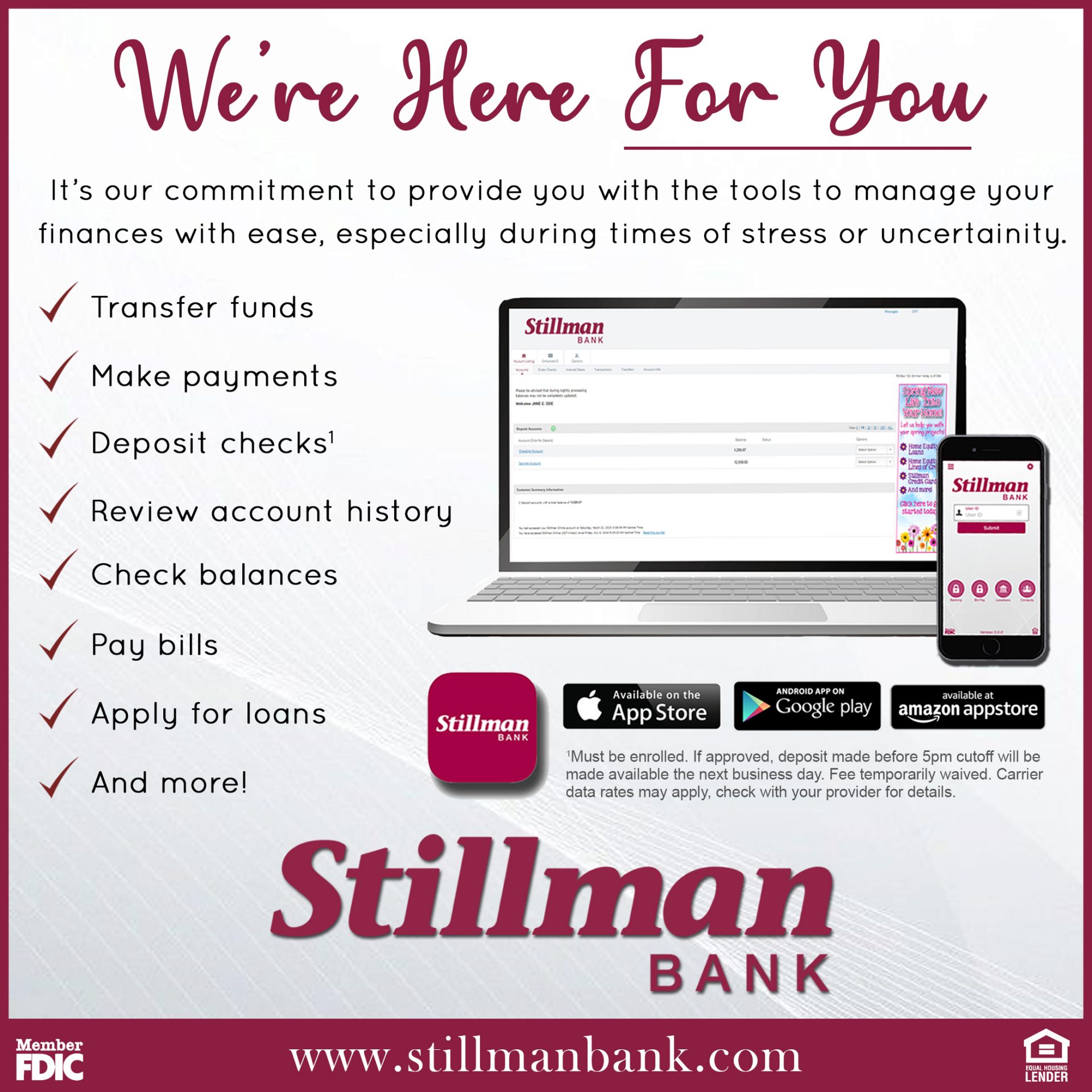 Covid 19 Resources Stillman Bank
