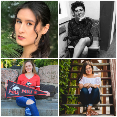 Collage of four woman