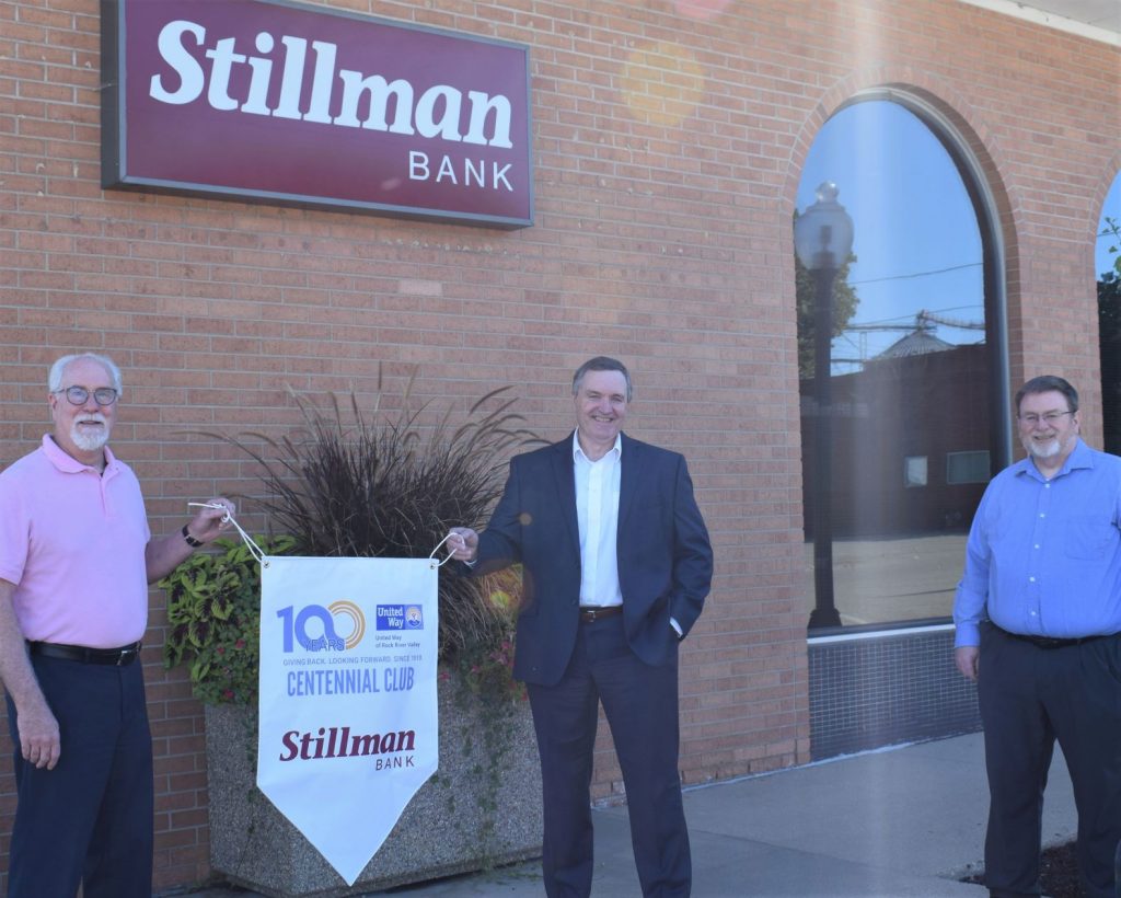 Stillman Bank Honored As Centennial Club Member of United Way