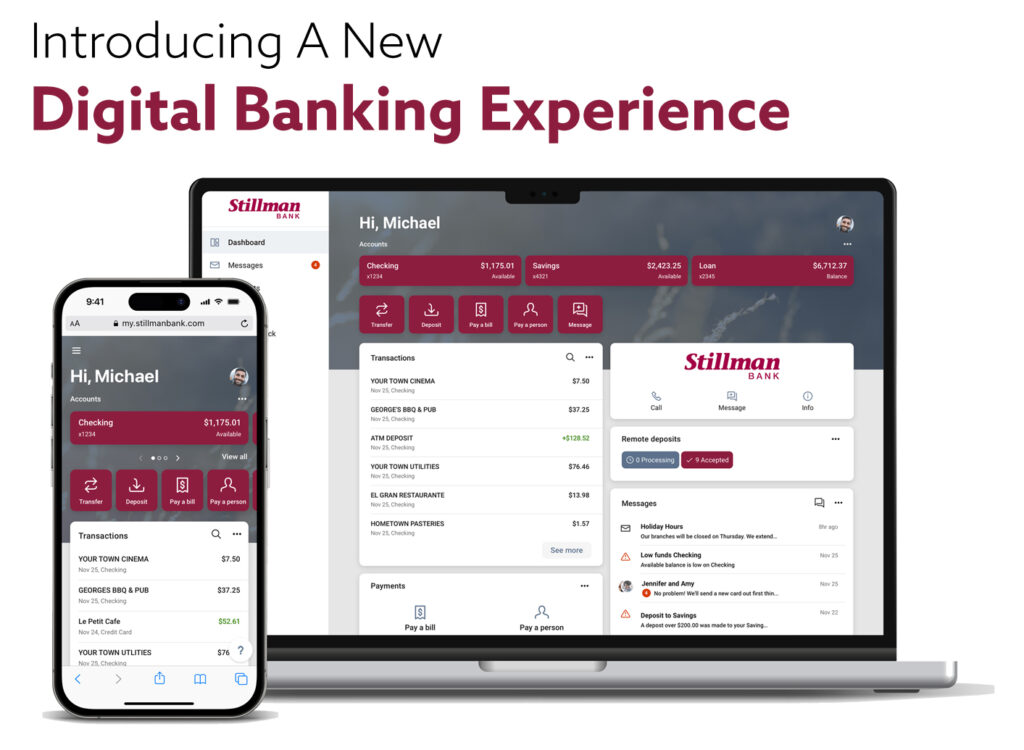 Digital Banking Upgrade Stillman Bank