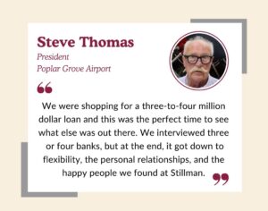 Poplar Grove Airport - Steve's Quote